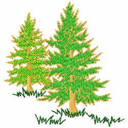 Flowers And Tree Embroidery Design 12 Flowers And Tree Embroidery Design 12